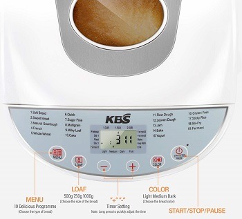 KBS Full Automatic Bread Maker 2LB review
