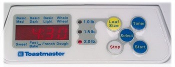 Toastmaster 1148X Fast Bake 2-Pound Horizontal Bread Machine review